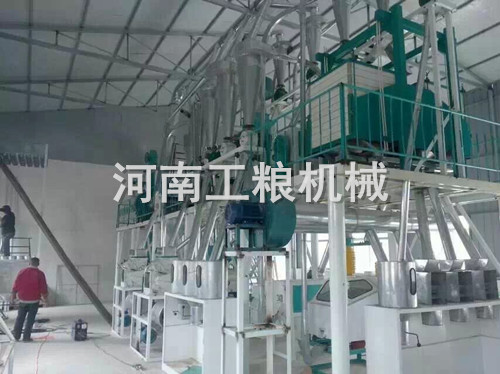 山西陽泉30噸玉米加工設備